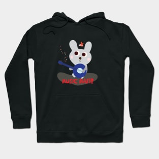 Music Maker Bear Rocks the Guitar Hoodie